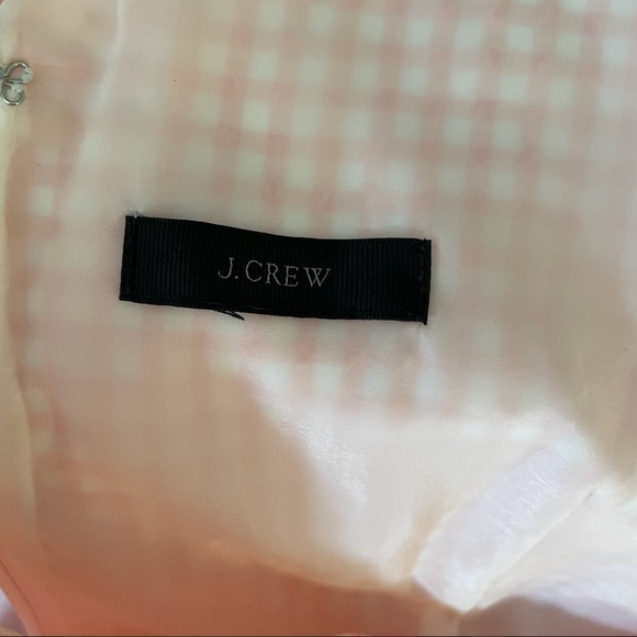 JCrew Pink V Neck Seersucker MIDI Dress Size 8 - Picture 7 of 7
